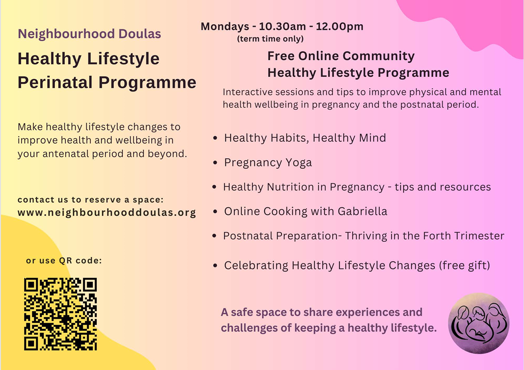 Poster for Healthy Lifestyles Programme